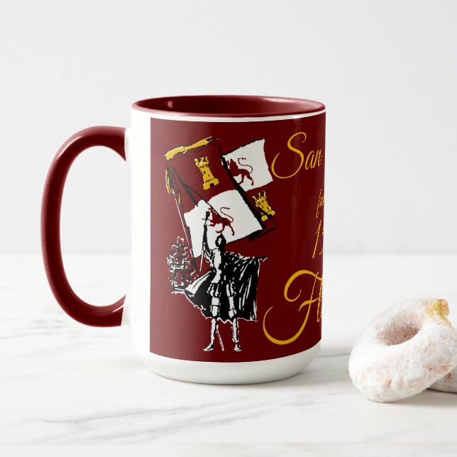 Mug Ville de St Augustine, Floride (Avec donut)