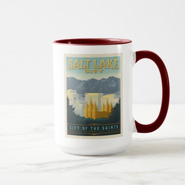 Mug Ville des Saints | Salt Lake City, Utah (Droite)
