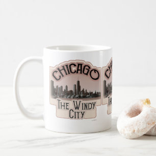 Mug Ville venteuse dans le slogan de Chicago