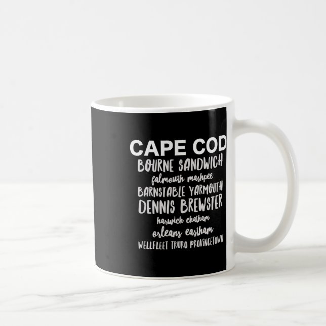 Mug Villes de Cape Cod Provincetown Rnstable Bourne De (Droite)