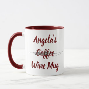 Mug Vin de café griffé personnalisé