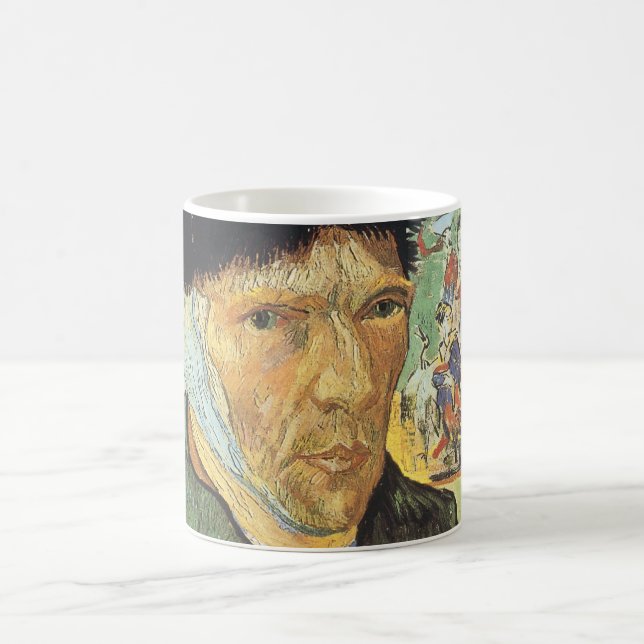 Mug Vincent van Gogh - Autoportrait avec oreille dérob (Centre)