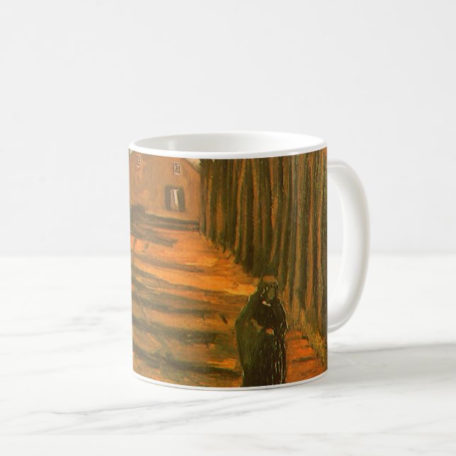 Mug Vincent van Gogh - Avenue des peupliers à l'automn (Devant droit)
