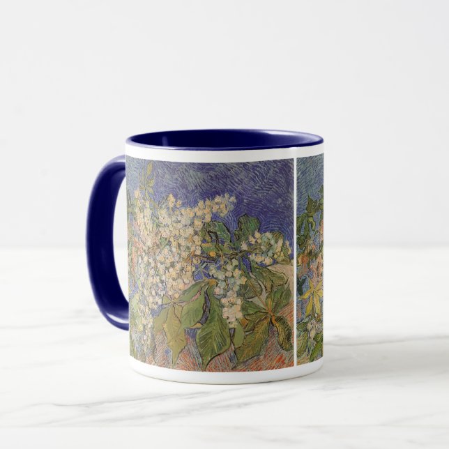 Mug Vincent van Gogh - Branches de châtaigniers en fle (Devant gauche)