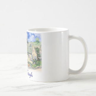 Mug Vincent van Gogh - cottages avec les toits