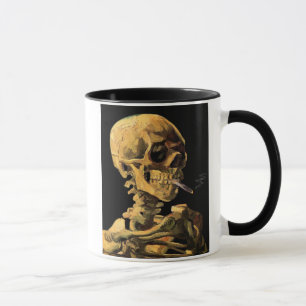 Mug Vincent Van Gogh - Crâne avec cigarette brûlante