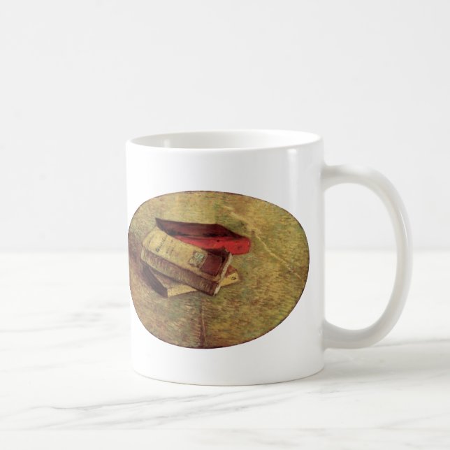 Mug Vincent van Gogh - La vie morte avec trois livres (Droite)