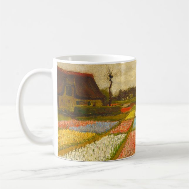 Mug Vincent van Gogh Lits à fleurs en Hollande (Gauche)