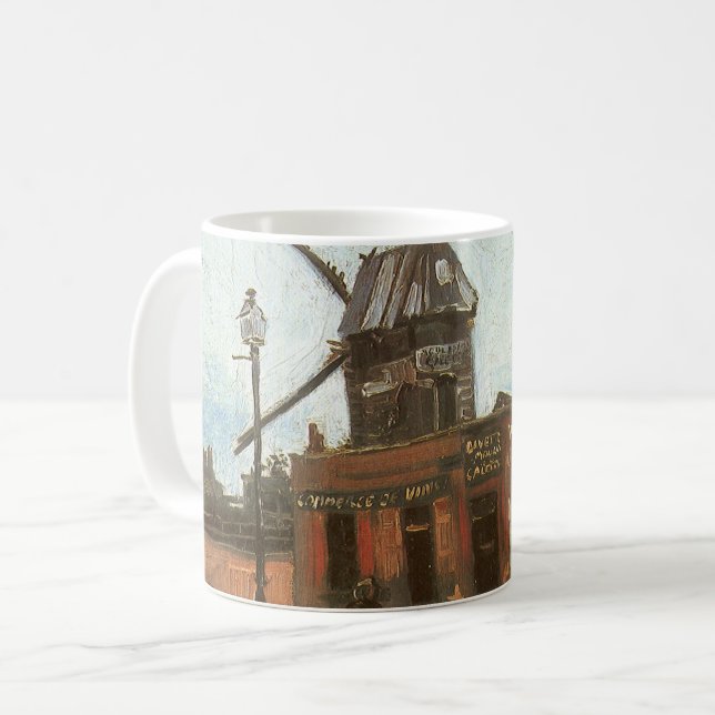 Mug Vincent van Gogh - Moulin de la Galette, Windmill (Devant gauche)