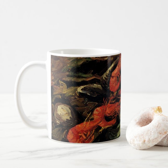 Mug Vincent van Gogh - Nature morte Moules et crevette (Avec donut)
