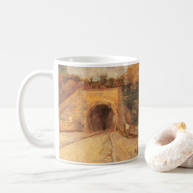 Mug Vincent van Gogh - Passerelle, Viaduc (Avec donut)