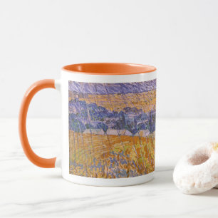 Mug Vincent van Gogh - Paysage à Auvers sous la pluie