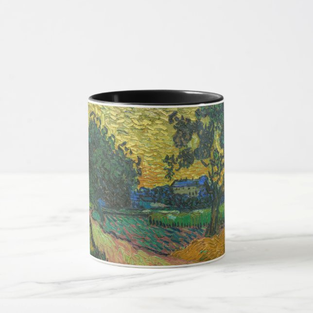 Mug Vincent van Gogh - Paysage à Twilight (Centre)