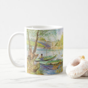 Mug Vincent van Gogh Pêche au printemps, Pont de Clich