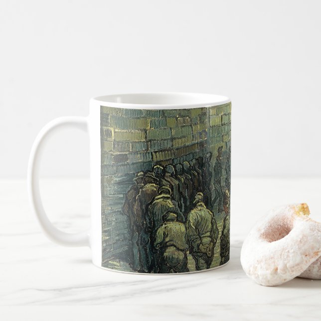 Mug Vincent van Gogh - Prisonniers exerçant (Avec donut)