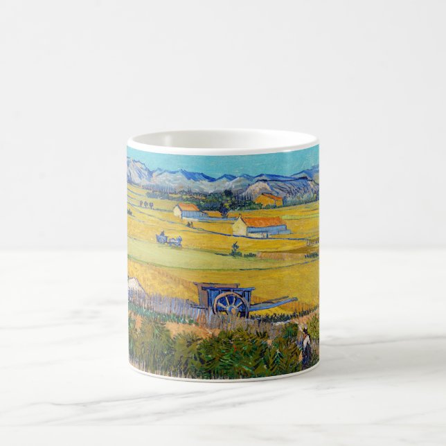 Mug Vincent van Gogh - Récolte à La Crau (Centre)