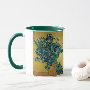 Mug Vincent van Gogh - Vase w Irises Arrière - plan ja