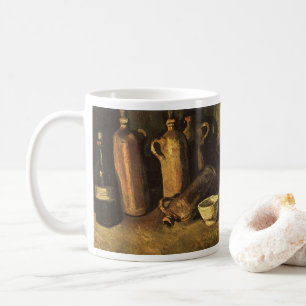 Mug Vincent van Gogh - Vie morte avec 4 bouteilles en