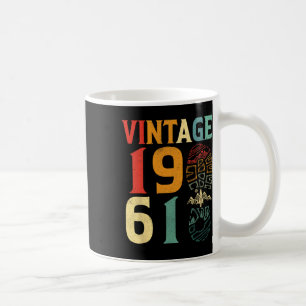 Mug Vintage 1961 61 ans Anniversaire Camping Randonnée