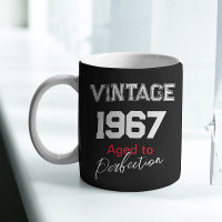 Vintage 1967 Âgé à la perfection Joyeux anniversai