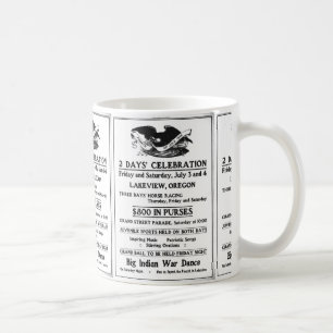 Mug Vintage Ad Quart Juillet 4 Jour de l'Indépendance