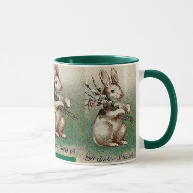 Mug Vintage Amour Salutation de Pâques (Droite)