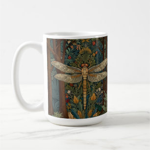 Mug Vintage art nouveau dragonfly boho chic