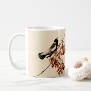 Mug Vintage Audubon Cèdre cire Peinture Cadeau Oiseau