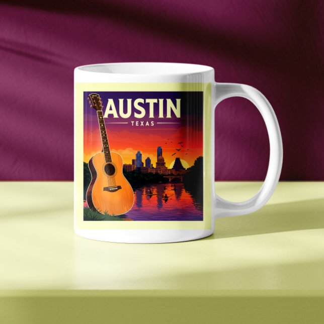 Mug Vintage Austin Texas (Créateur téléchargé)