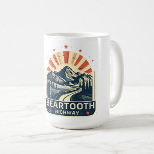 Mug vintage Beartooth Highway us 212 montana road