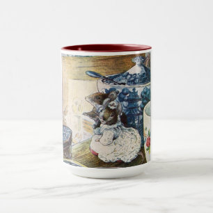 Mug Vintage Beatrix Potter Mice Tailor de Gloucester