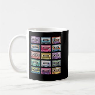 Mug Vintage cassettes Collection de musique des années