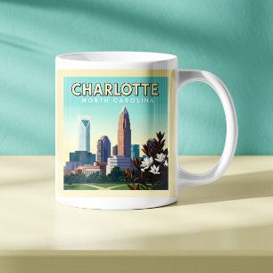 Mug Vintage Charlotte Caroline du Nord
