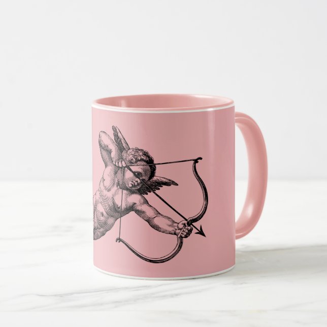 Mug Vintage Cherub Cupid Love (Devant droit)