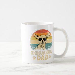 Mug Vintage Chihuahua Papa Amoureux de les chiens Père