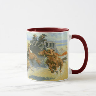 Mug Vintage Cowboy, Downing Nigh Leader, Remington