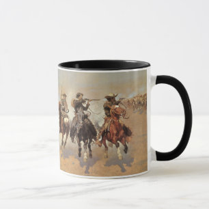 Mug Vintage Cowboys, une touche pour le bois par Remin