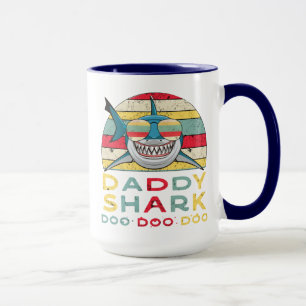 Mug Vintage Daddy Shark "Doo Doo Doo Doo"