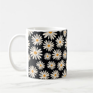 Mug Vintage Daisy fleurs sans couture motif vintage. D