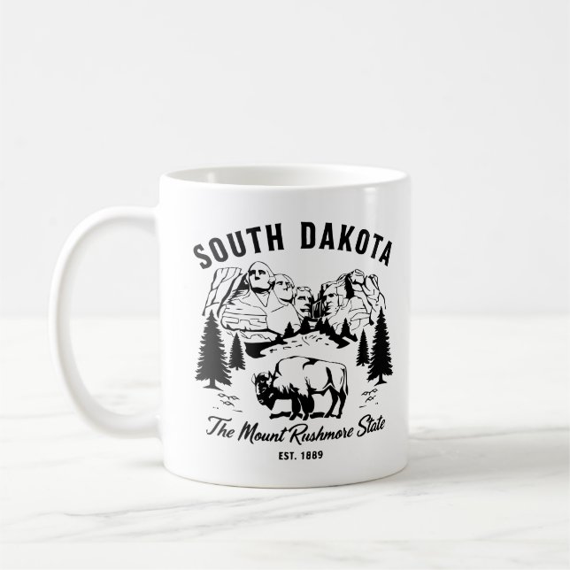 Mug Vintage Dakota du Sud (Gauche)