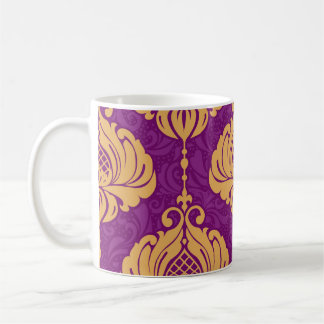 Mug Vintage Damask Motif ornemental.