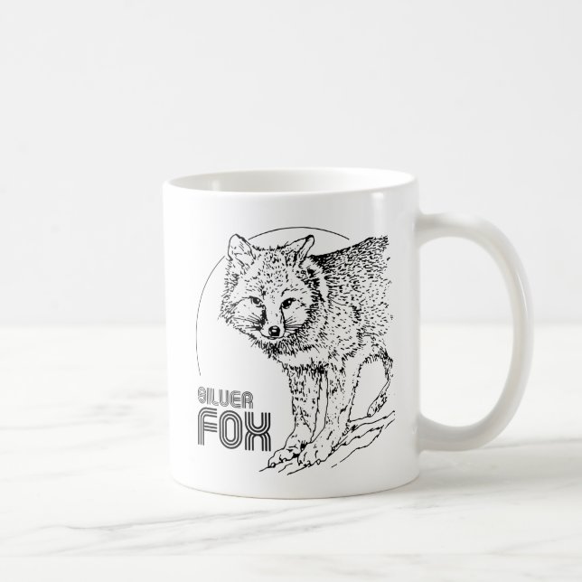 MUG VINTAGE DE FOURNITURE D'ARGENT (Droite)