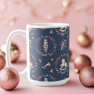 Mug vintage de Noël avec soldat de plomb