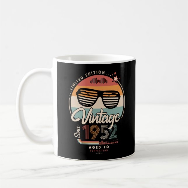 Mug Vintage depuis 1952 (Gauche)
