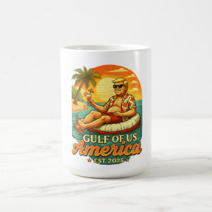 Mug Vintage drôle Trump Amérique du Golfe 2025