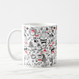 Mug Vintage Fête de Noël rétro
