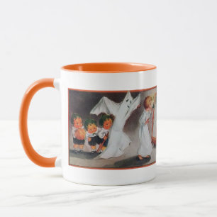 Mug Vintage fille d'Halloween avec bougie