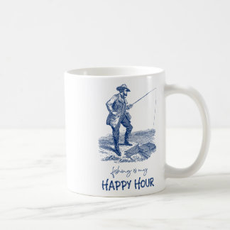 Mug Vintage Fishing Is My Happy Hour For Anglers 