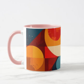 Mug Vintage Geometric Symphony