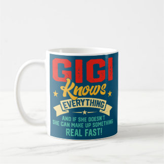 Mug Vintage Gigi Sait Tout Ce Qui Est Drôle Pour Les F